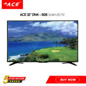 ACE 32" LED TV - HD Frameless Flat Screen