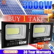 SolarMax 1000W Outdoor Flood Light - Waterproof, Remote Control