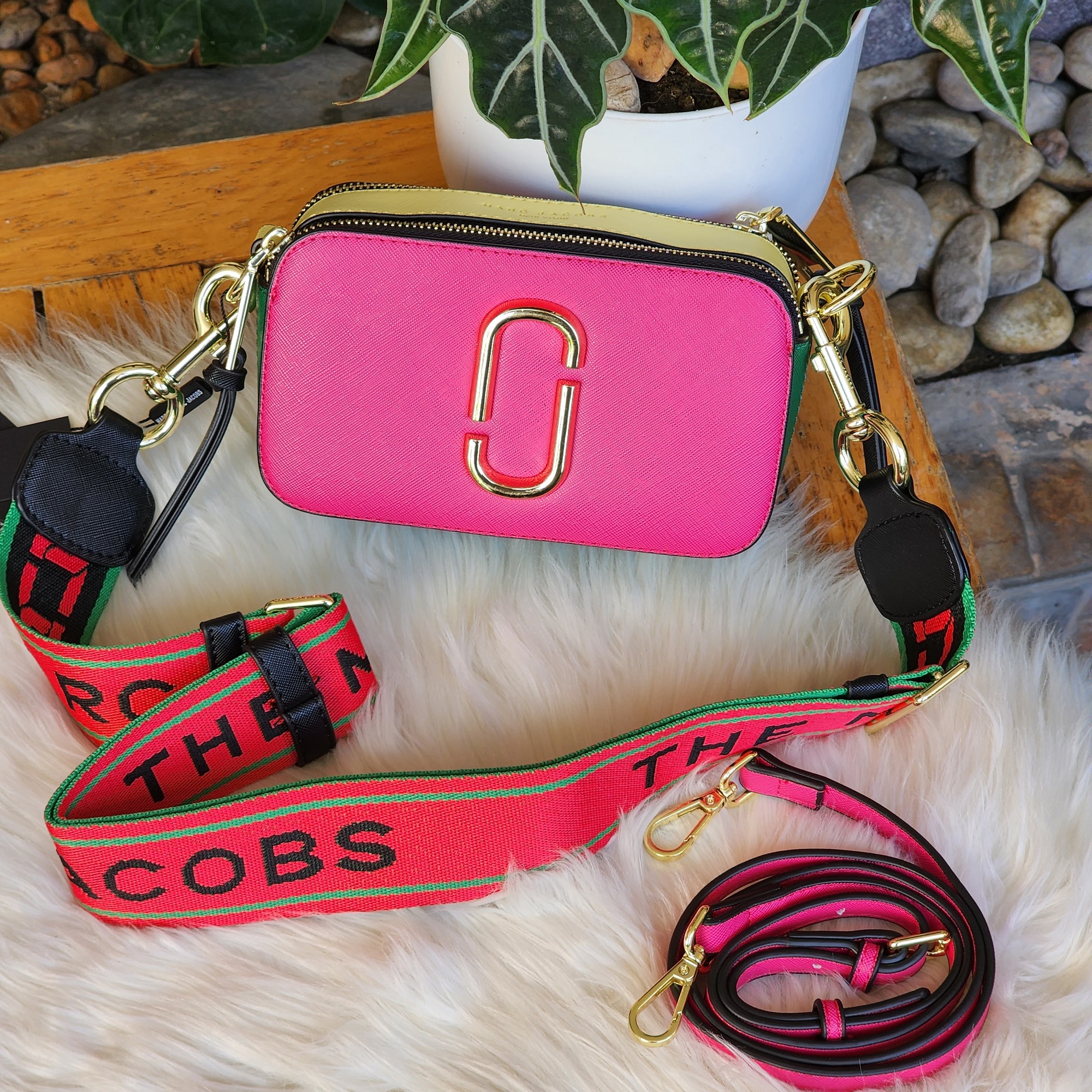 Pink small Snapshot bag