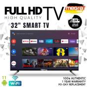 MegraHDR 32 inches Slim FHD Smart TV  Android 11 OS