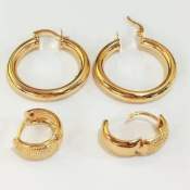 14k BUY 1 TAKE 1 Bangkok rose gold earrings