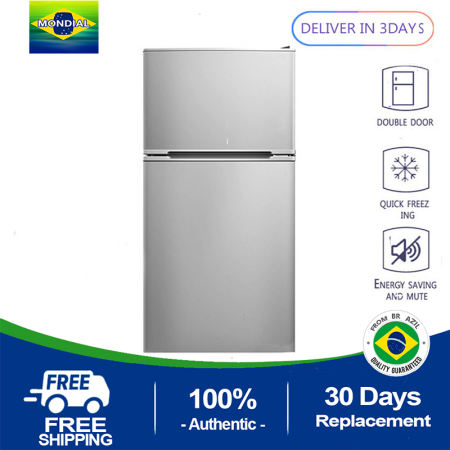 MONDIAL 2-Door Smart Refrigerator with Freezer, 138L/4