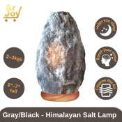 Original BLACK or GRAY Himalayan Salt Lamp