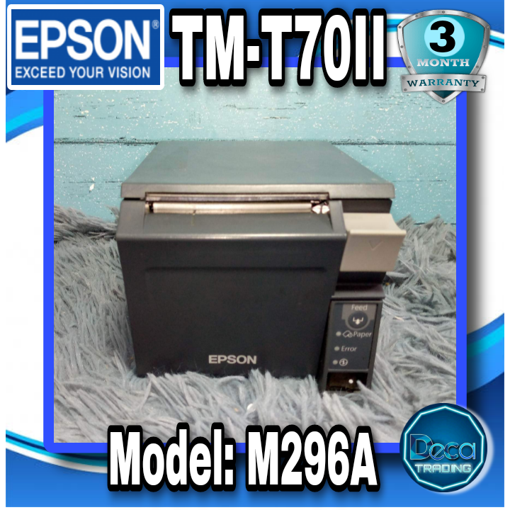 Epson TM-T70II POS Thermal Receipt Printer Model M296A Refurbished