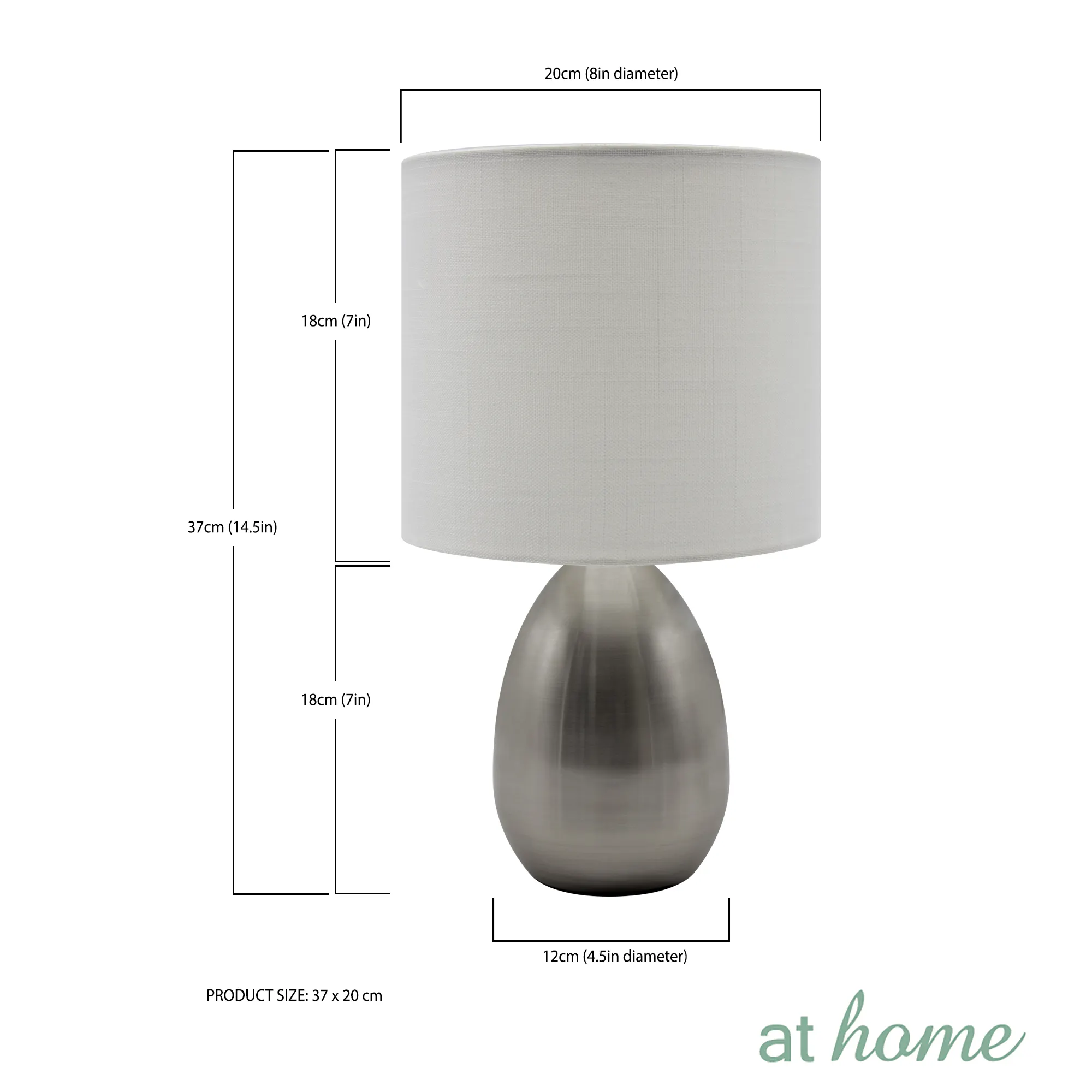 bright white lamp shade