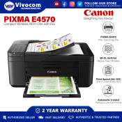 Canon E4570 All-in-One Printer: Wi-Fi, Fax, Low-Cost Colour Printing