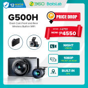 Botslab G500H Dash Camera with Night Vision, Front & Rear