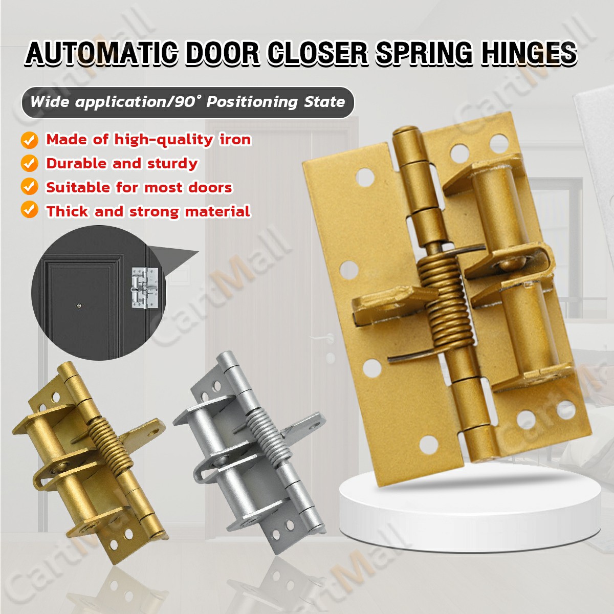 Spring Hinge: How To Adjust A Self-Closing Spring Hinge Yourself