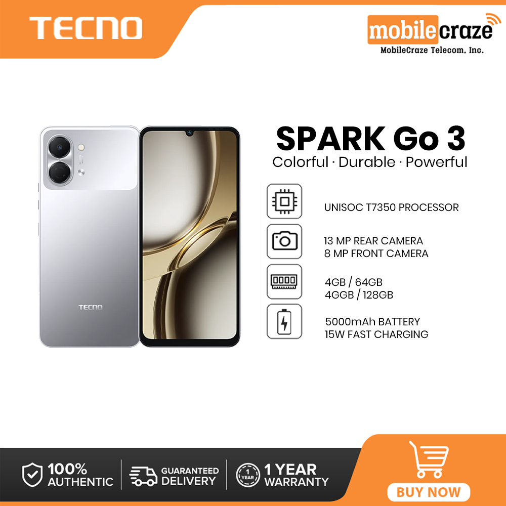TECNO SPARK GO 3 - 4GB/128GB / Unisoc T7250 / 13MP+AI FlashSnap / 120Hz, 6.75'' HD+｜IP64 / 5000mAH - Image 3