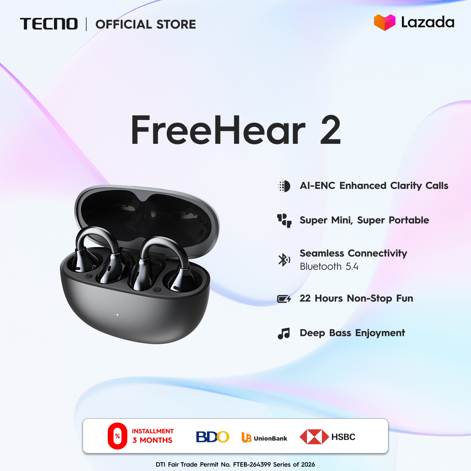 TECNO FREE HEAR 2