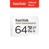 SanDisk 64GB High Endurance Micro SDXC for Video Monitoring