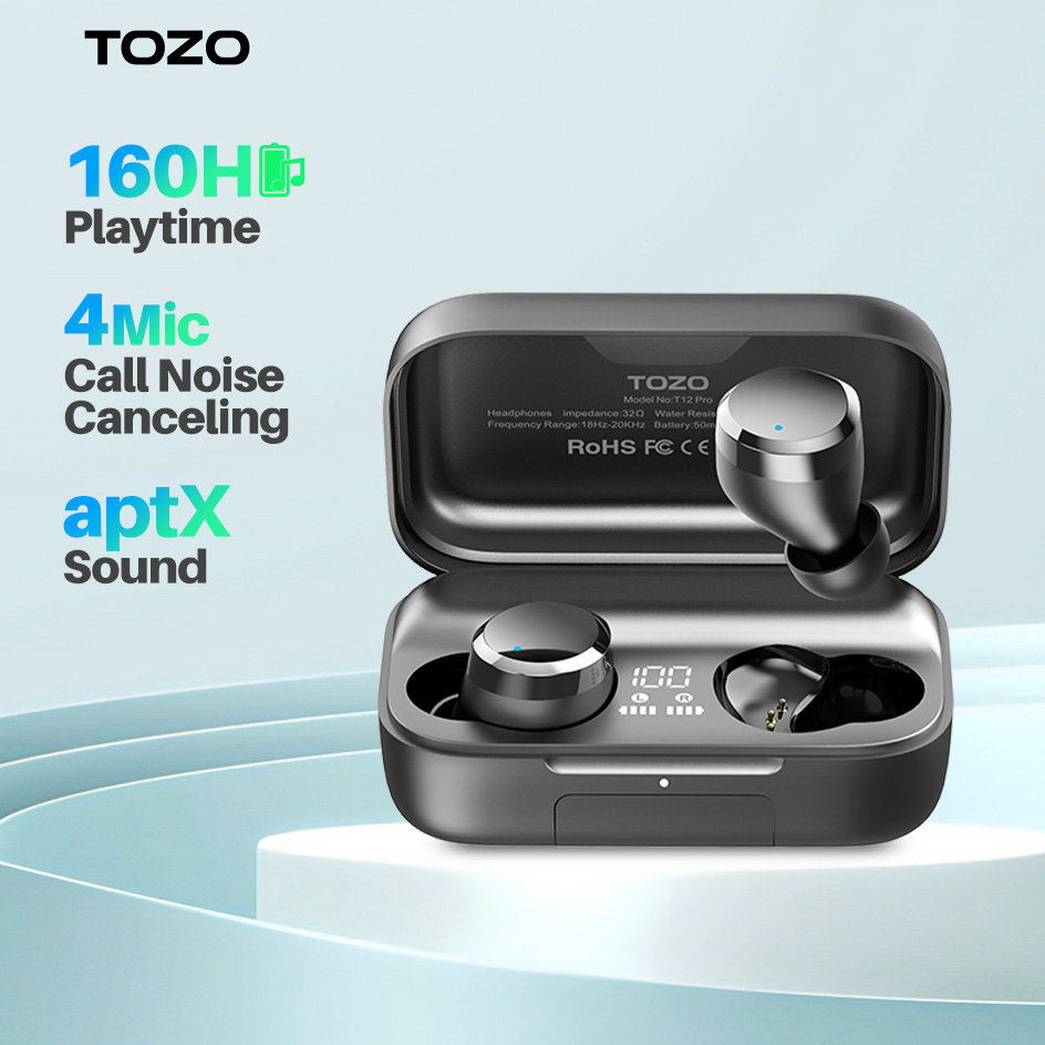 Tozo t12 best sale volume control