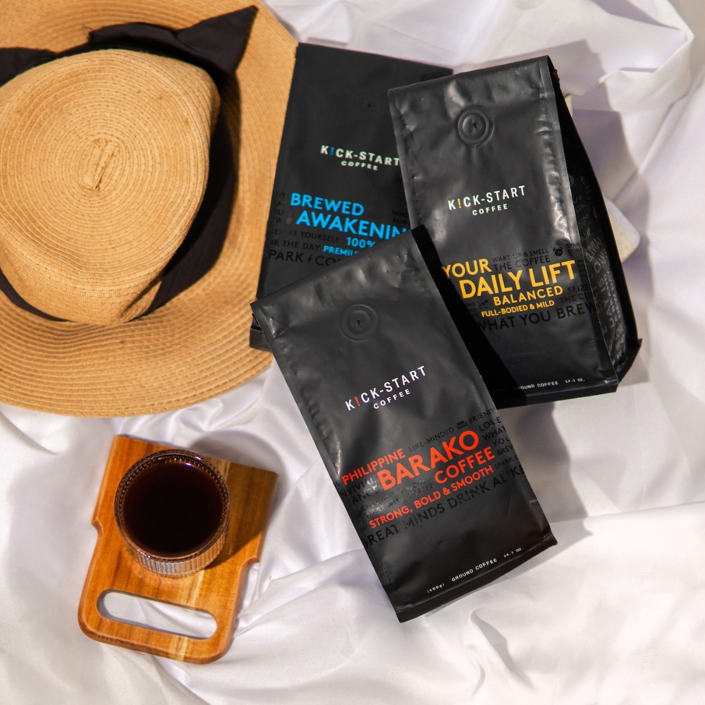 Kick-Start Philippine Barako Strong Coffee Beans 100% Barako