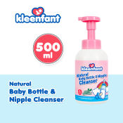 Kleenfant Natural Baby Bottle Cleanser, 500ml Pump Bottle