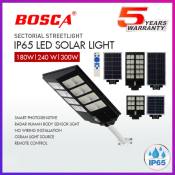 BOSCA Solar Street Light with Smart Sensor and Remote Control