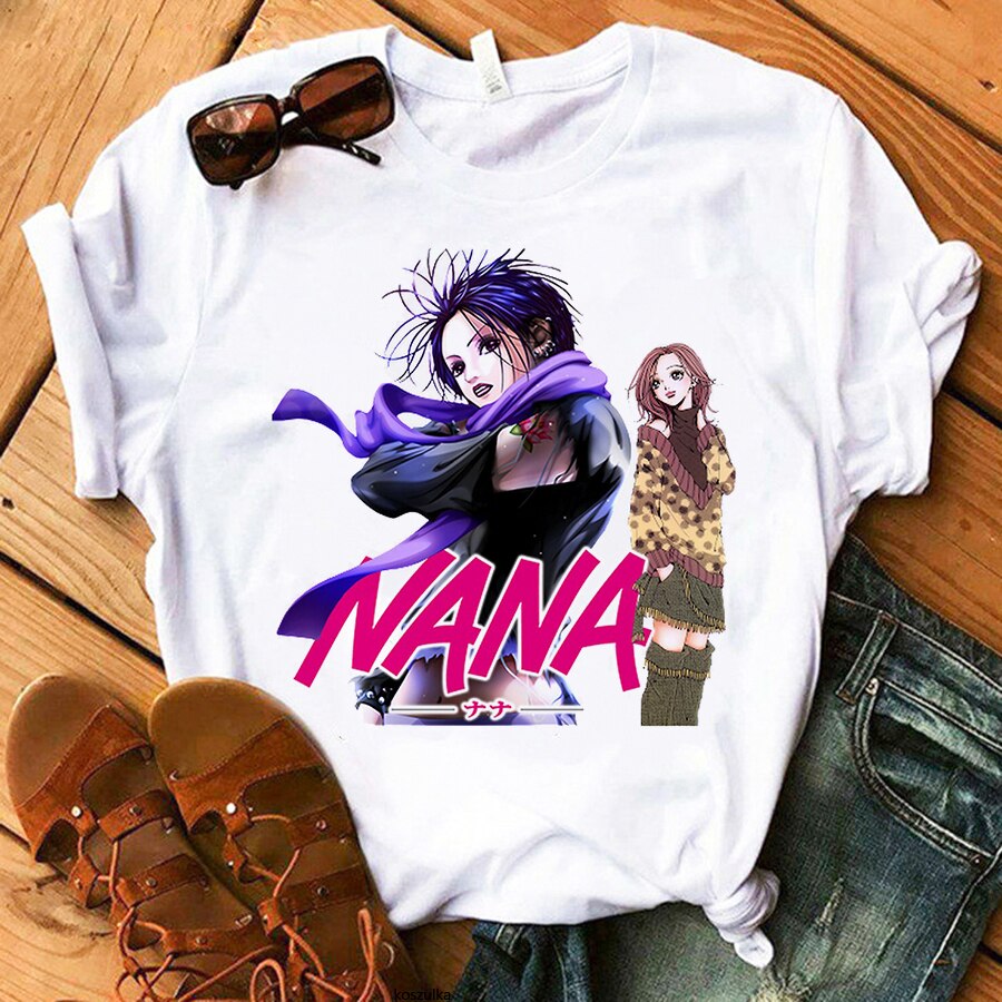 Em promoção! Nana T-shirt T-shirt Feminina Casal De Roupas Kawaii