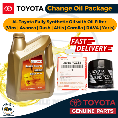 Toyota Synthetic Engine Oil 5W-40 Oil Change for Multiple Models