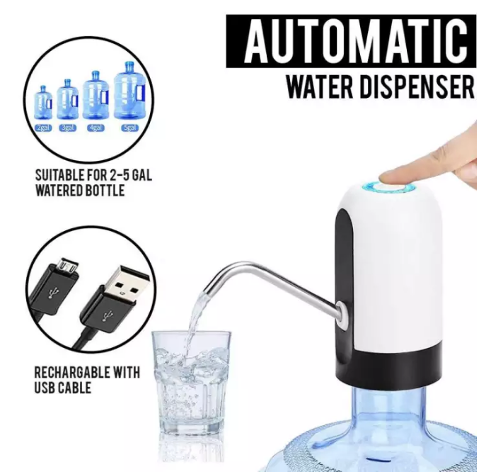 Automatic Water Dispenser Water Bottle Pump Usb Rechargeable Water Pump Portable Electric Water