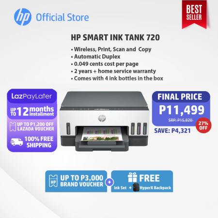 HP Smart Ink Tank | All-in-One Color Printer