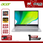 Acer Swift 3 14" Fhd Laptop Ryzen 7-5700U 8GB Ram 512GB Ssd SF314-43-R2YY