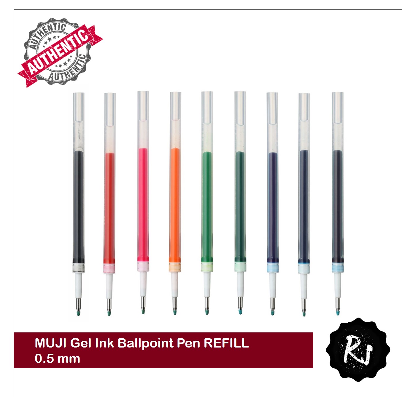 Muji Gel Ink Pen Muji Pen Refill Muji Gel Ink Ballpoint Pen Mm