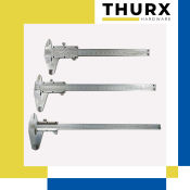 Thurx Carbon Steel Vernier Caliper - Professional Stainless Slide Measurement