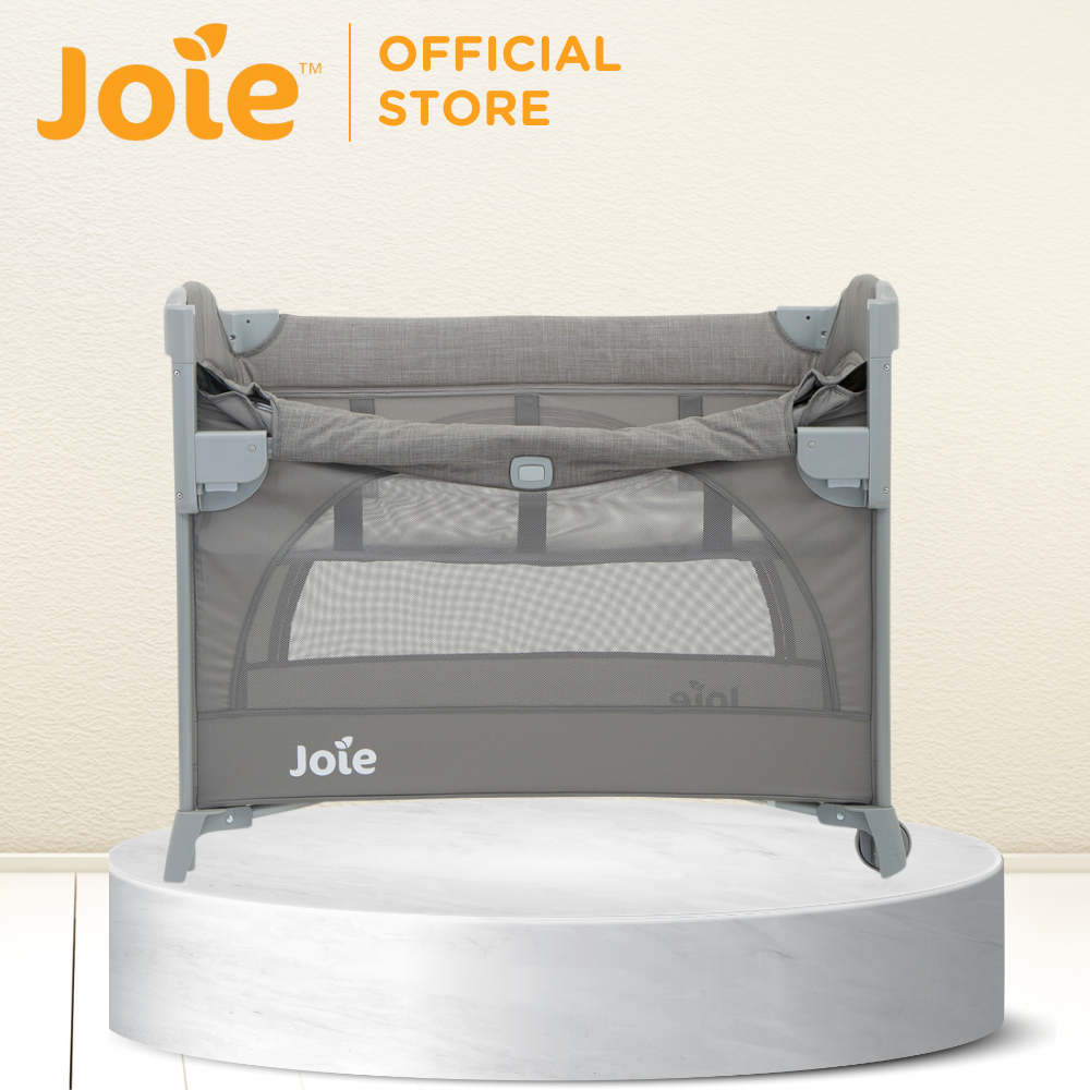 Joie Kubbie Sleep Bed-side Sleeper Crib for Newborn upto 15kgs Playpen Pack & Play Crib Travel Cot cosleeper