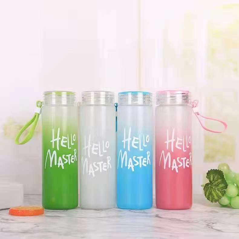 400 Ml 13.6 Oz Nice Daily Water Bottle Jug Nice Cup Glass Water Bottle Tumbler Creative Water Cup 400ml Cod