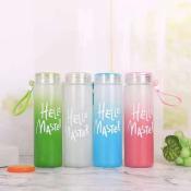 400 Ml 13.6 Oz Nice Daily Water Bottle Jug Nice Cup Glass Water Bottle Tumbler Creative Water Cup 400ml Cod