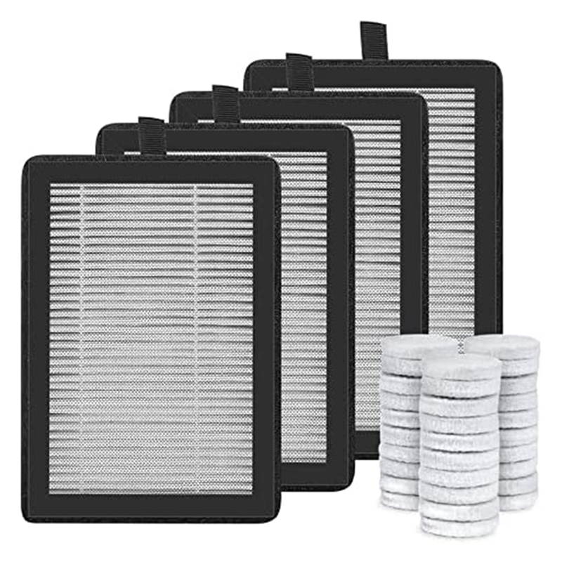 2Pcs Air Purifier Replacement For LEVOIT LV-H128-RF, 3-In-1 Pre,H13 True  HEPA, Activated Carbon Filter,3Stage Filtration