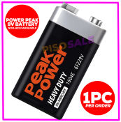 9V Battery Peak Power Extra Heavy Duty Battery