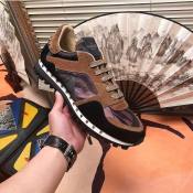 Valentino Black/Brown Sports Running Shoes for Men&Women