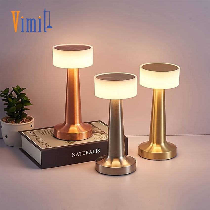 Vimite LED Touch Sensor Table Lamp USB Rechargeable Wireless Eye