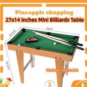 Mini Wooden Billiard Table for Kids by Taco Billiards