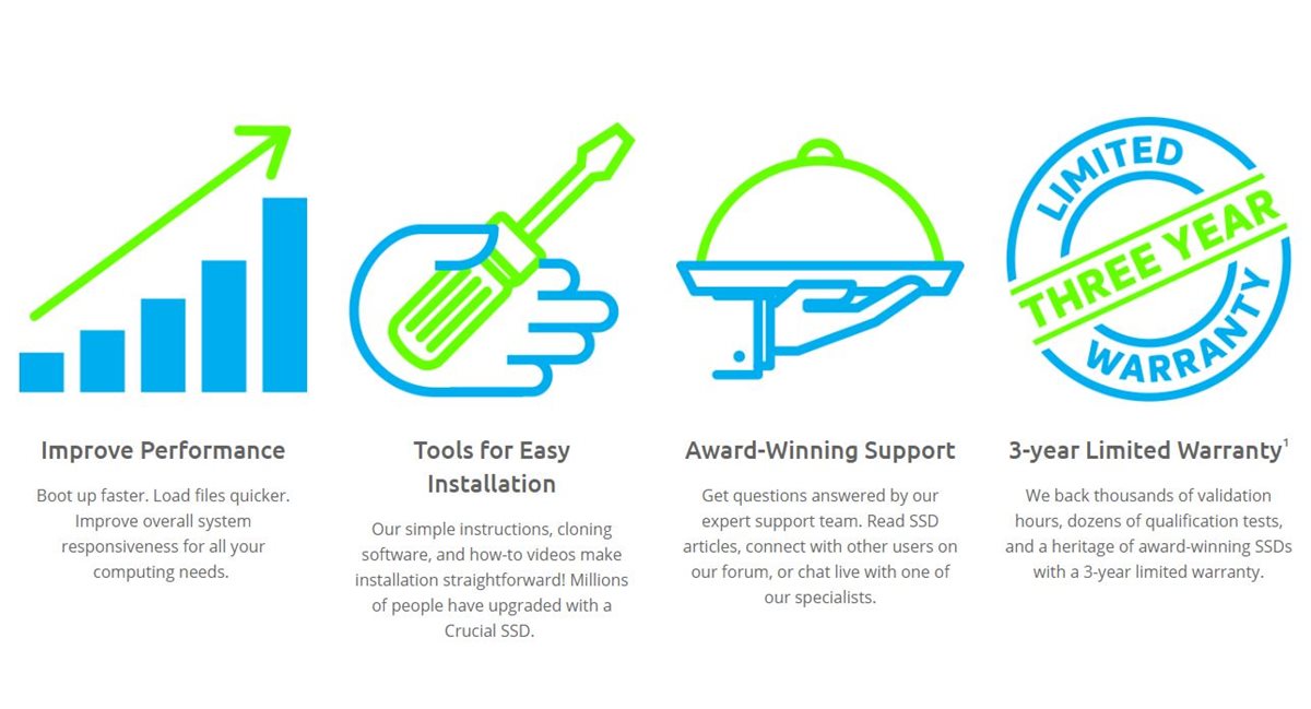 Crucial BX500 240GB 3D NAND SATA 2.5-Inch Internal SSD, up to 540 MB/s - CT240BX500SSD1 3 years Manufacturer's Warranty