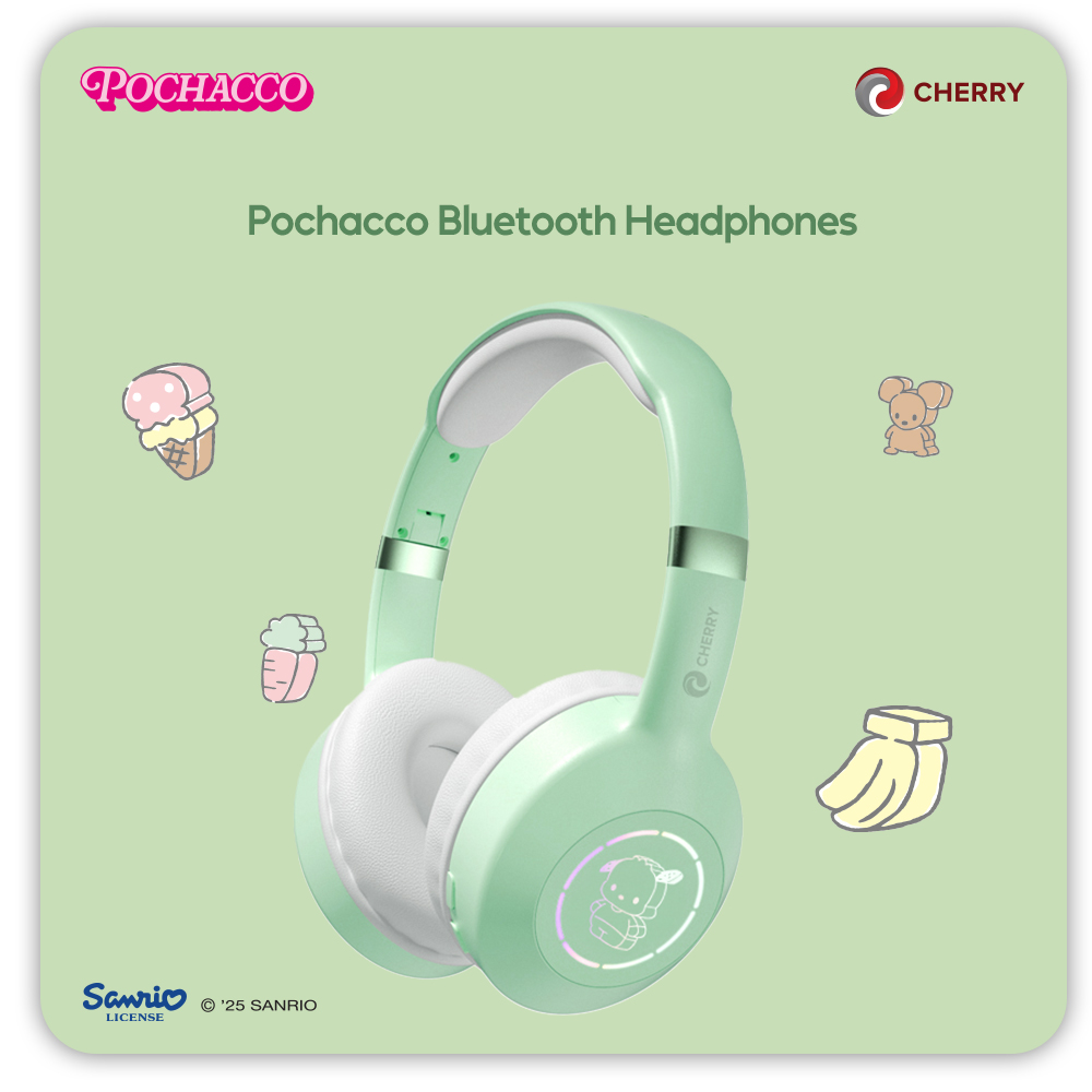 Sanrio Characters and CHERRY Bluetooth Headphones - Image 2