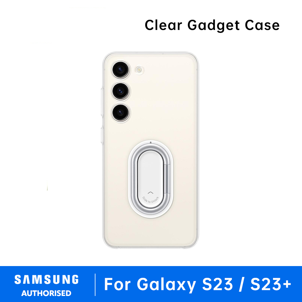 Original Samsung Galaxy S23 / S23+ / S23 Ultra Clear Gadget Case Multifunctional transparent Case