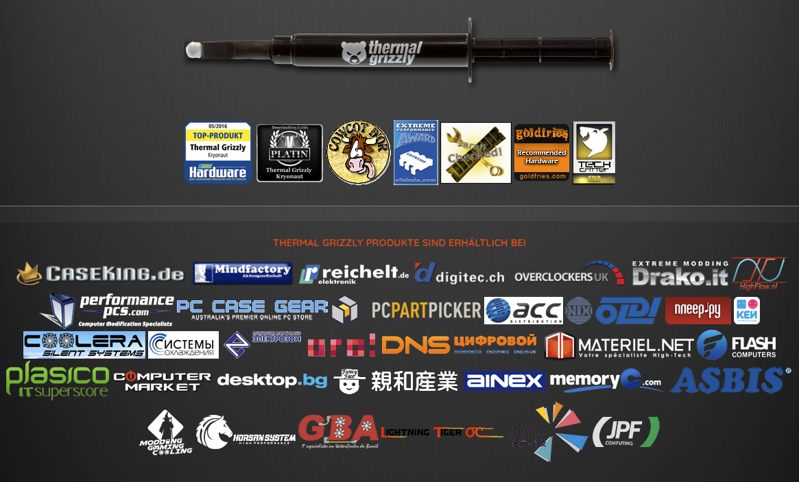 Thermal Grizzly Kryonaut Extreme thermal grease has thermal conductivity of  14.2 W/mk : r/hardware