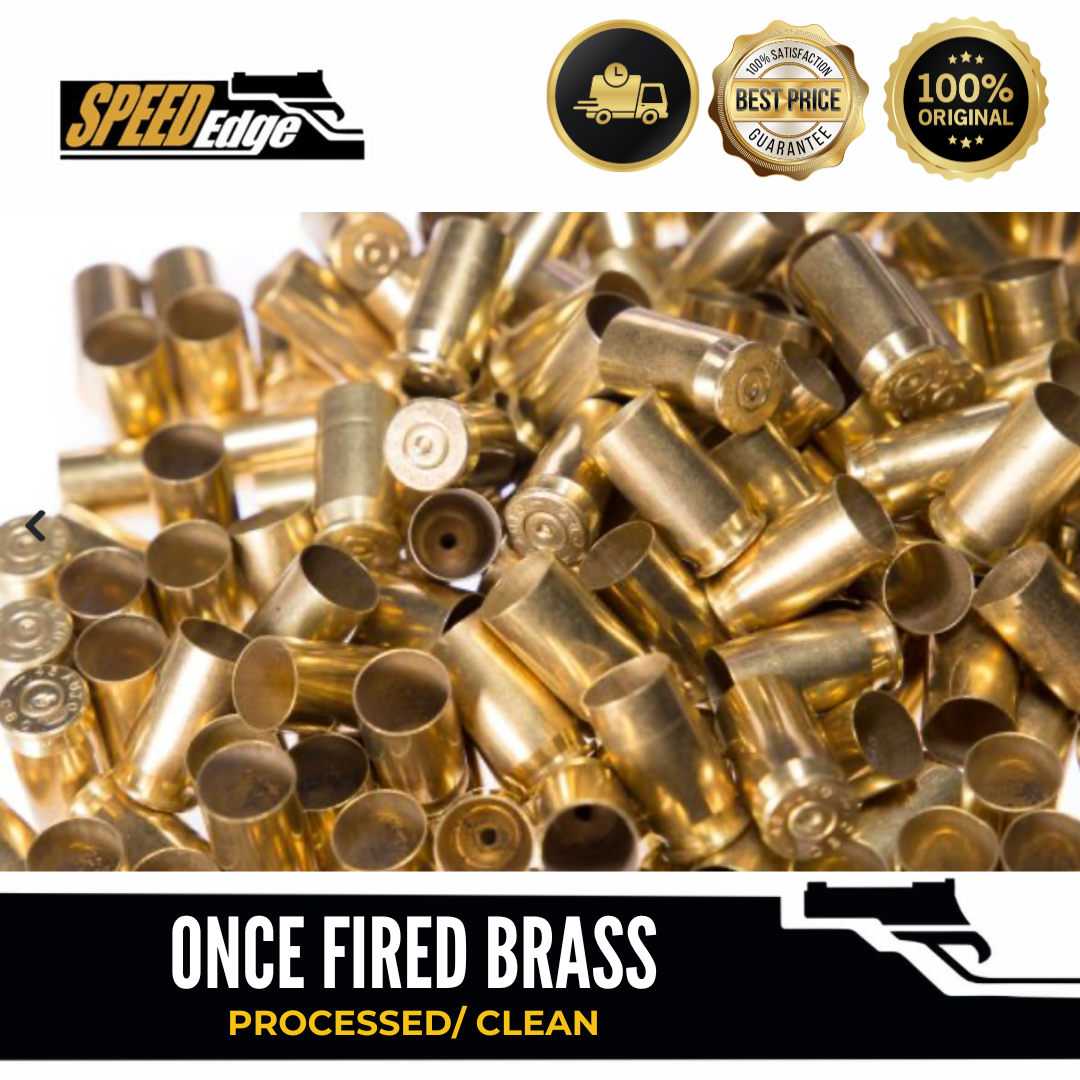 Once fired indoor range brass, unprocessed : r/reloading