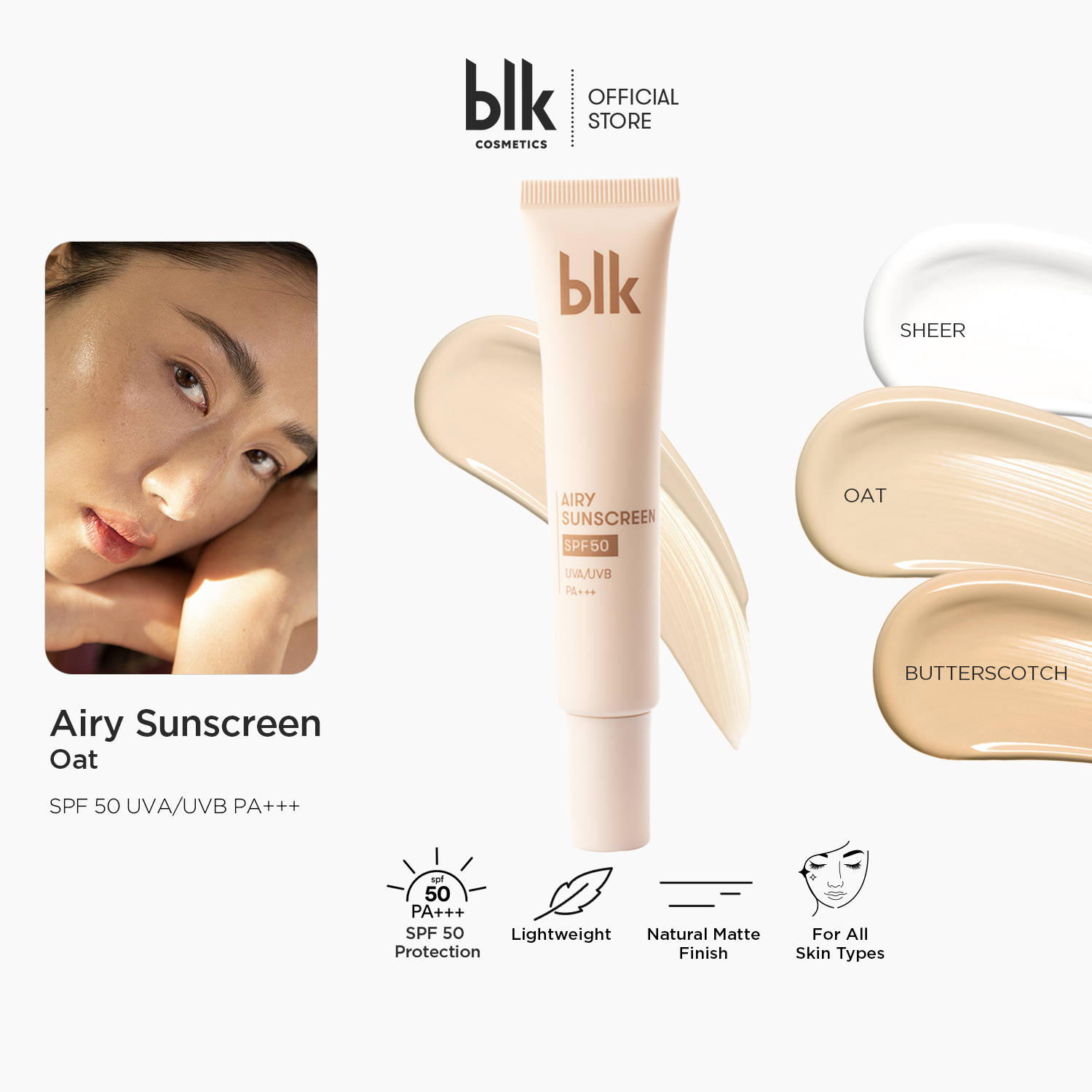Discount on Blk Cosmetics  shoes - SKU: Blk Cosmetics Daydream Tinted Sunscreen Spf 50 - Oat