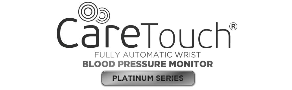 CareTouch Automatic Wrist Blood Pressure Monitor, Platinum Series