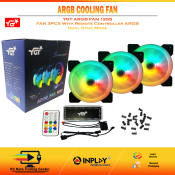 YGT ARGB FAN 1255 LED With Remote Controller