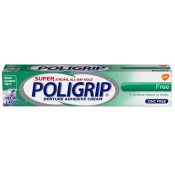 Super Poligrip Denture Adhesive Cream, Zinc Free, 2.4 oz