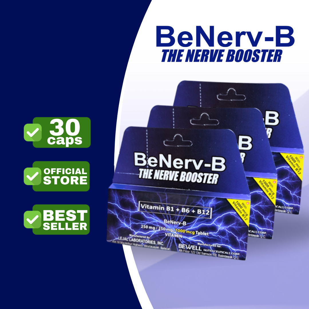 BeNerve-B Vitamin B1 + B6 + B12  3 flaps, 30 capsules