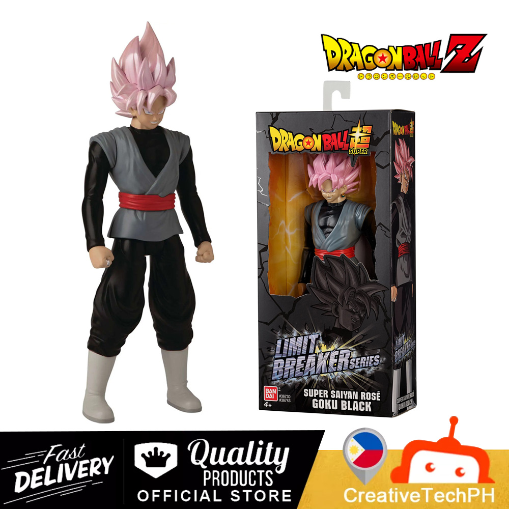 Boneco Bandai Limit Breaker Dragon Ball - Super Saiyan Rosé Goku Black –  ActionFigure Brasil