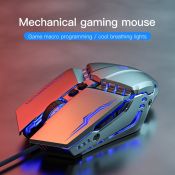 Niye RGB Gaming Mouse - Wired, Metal, LED Breathing Light