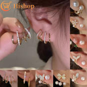 Elegant Zircon Tulps Earrings - Hypoallergenic Fashion Jewelry for Women