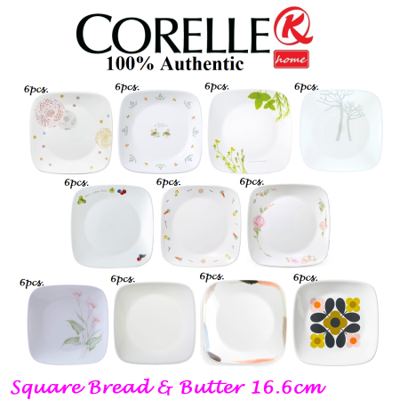 CORELLE Square Bread & Butter Plate 16.6cm