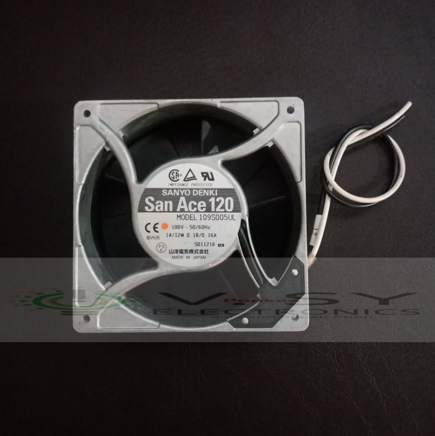Original Sanyo Denki San Ace 120 100v 50-60hz AC Heavy Duty
