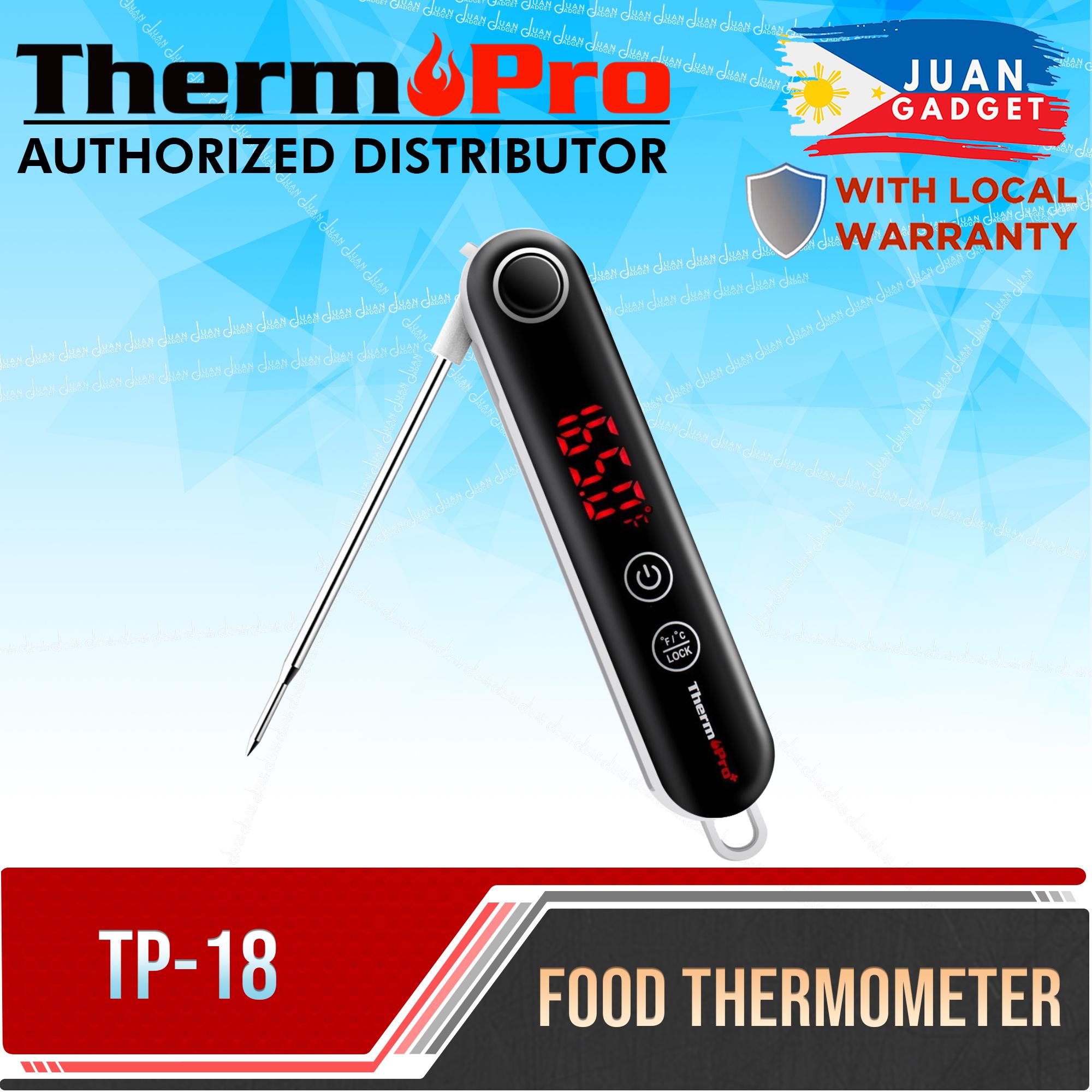 ThermoPro Lightning TP622 One-Second Instant Read Meat Thermometer with  Ambidextrous Display, IP65 Waterproof Rating and Magnetic Back Plate for  Home